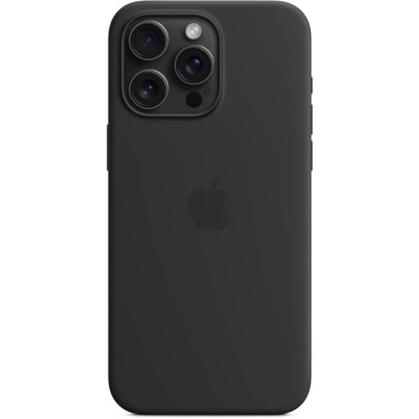 Чохол Apple Silicone Case with MagSafe для Apple iPhone 15 Pro Max Black MT1M3