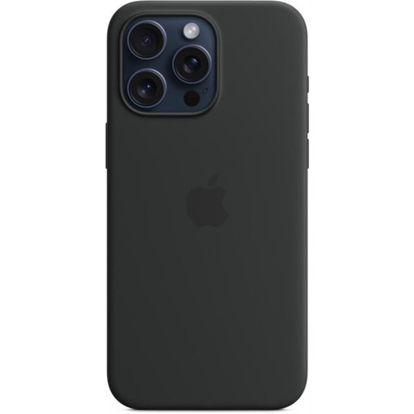 Чохол Apple Silicone Case with MagSafe для Apple iPhone 15 Pro Max Black MT1M3