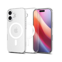 Чехол Spigen для iPhone 17, Liquid Crystal MagFit, Clear White