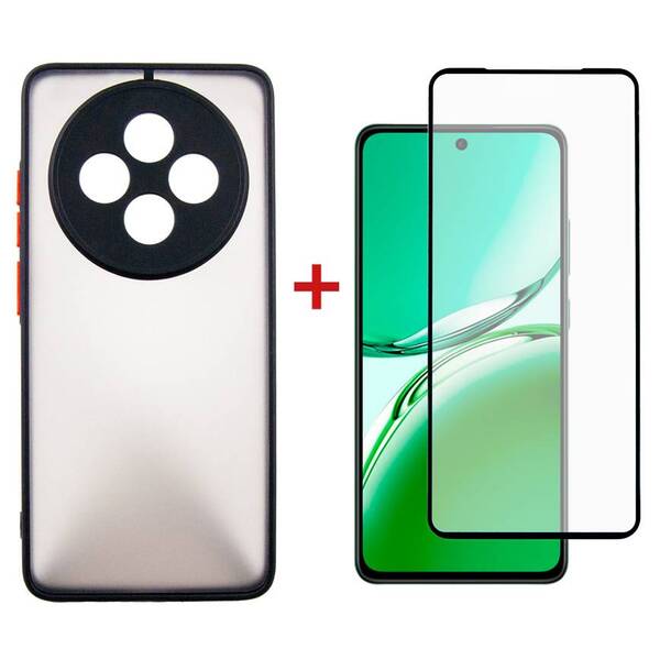 Чохол Dengos Matte для Oppo  Reno 12F 4G Black DG-KM-157