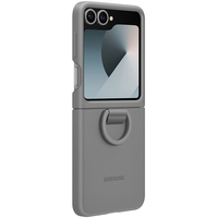 Чохол Samsung Silicone Cover with Ring для Samsung Galaxy Flip 6 Gray EF-PF741TJEGUA