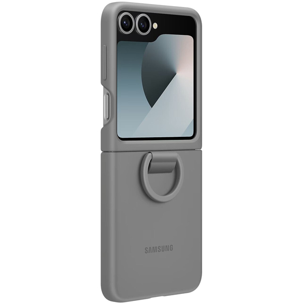 Чохол Samsung Silicone Cover with Ring для Samsung Galaxy Flip 6 Gray EF-PF741TJEGUA