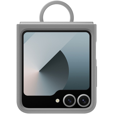 Чохол Samsung Silicone Cover with Ring для Samsung Galaxy Flip 6 Gray EF-PF741TJEGUA