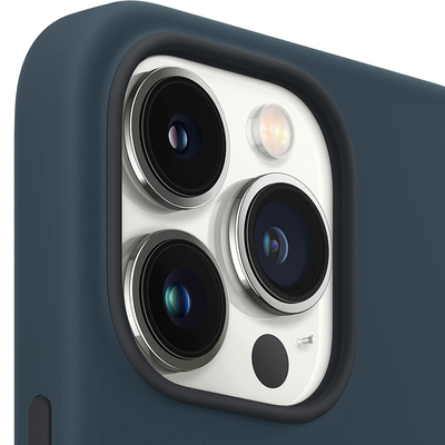 Чохол Apple Silicone Case with MagSafe для Apple iPhone 13 Pro Max Abyss Blue MM2T3