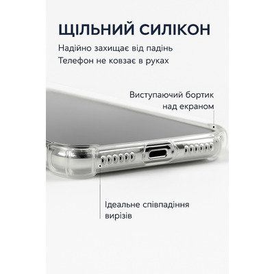 Чохол BeCover Anti-Shock для Apple iPhone 17 Air Grey 713796