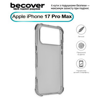 Чохол BeCover Anti-Shock для Apple iPhone 17 Pro Max Grey 713800