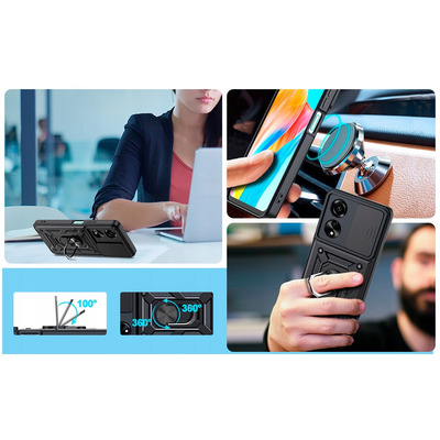 Чохол BeCover Military для Oppo A60 Black 713078