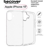 Чохол BeCover для Apple iPhone 17 Transparancy 713757