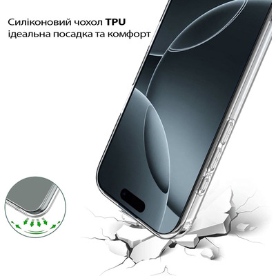 Чохол BeCover для Apple iPhone 17 Transparancy 713757