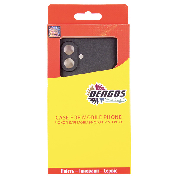 Чохол Dengos Carbon для Samsung Galaxy A07 Black DG-KM-162