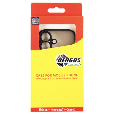 Чохол Dengos Matt для iPhone 17 Black DG-TPU-MATT-170