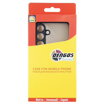 Чохол Dengos Matt для Samsung Galaxy S25 FE Black DG-KM-168
