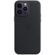 Чохол Apple Leather Case with MagSafe для Apple iPhone 14 Pro Max Midnight MPPM3
