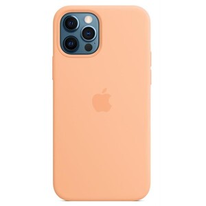 Чохол Apple Silicone Case with MagSafe для Apple iPhone 12 Pro Max Cantaloupe MK073