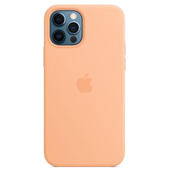 Чохол Apple Silicone Case with MagSafe для Apple iPhone 12 Pro Max Cantaloupe MK073