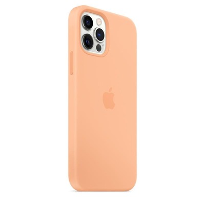 Чохол Apple Silicone Case with MagSafe для Apple iPhone 12 Pro Max Cantaloupe MK073