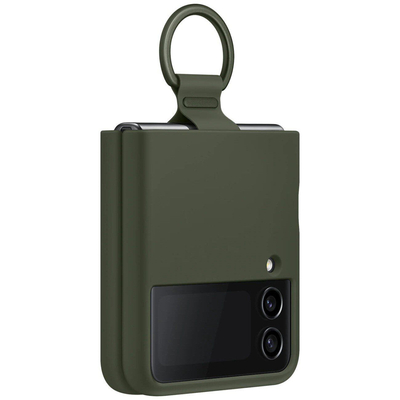 Чохол Samsung Silicone Cover with Ring для Samsung Galaxy Flip 4 SM-F721 Khaki EF-PF721TGEGUA