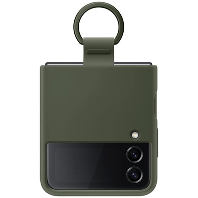 Чохол Samsung Silicone Cover with Ring для Samsung Galaxy Flip 4 SM-F721 Khaki EF-PF721TGEGUA