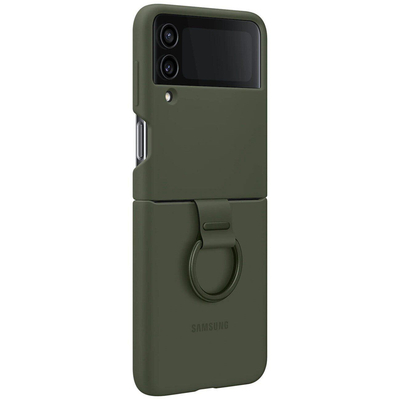 Чохол Samsung Silicone Cover with Ring для Samsung Galaxy Flip 4 SM-F721 Khaki EF-PF721TGEGUA