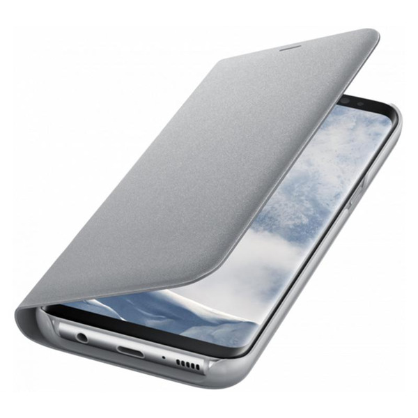 Чохол Samsung LED View Cover для Samsung Galaxy S8+ G955 Silver EF-NG955PSEGRU