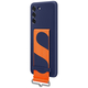 Чохол Samsung Silicone Cover with Strap для Samsung Galaxy S21 FE SM-G990 Navy EF-GG990TNEGRU