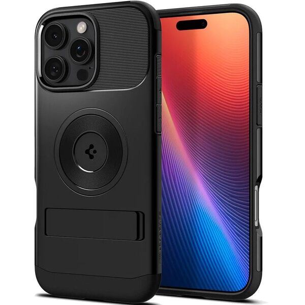 Чохол Spigen Slim Armor with MagFit для Apple iPhone 16 Pro Black ACS08164