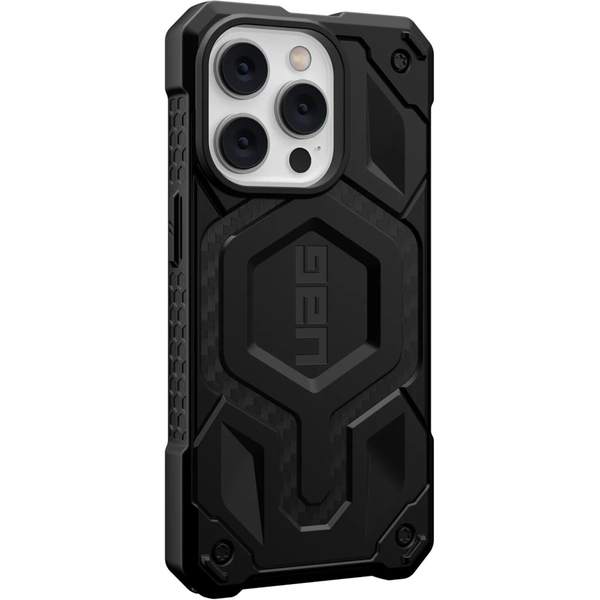 Чохол Urban Armor Gear Monarch Pro with MagSafe для Apple iPhone 14 Pro Carbon Fiber 114030114242
