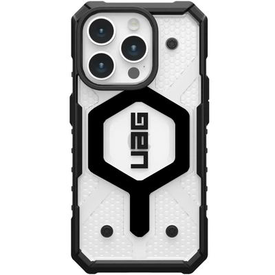 Чохол Urban Armor Gear Pathfinder Magsafe для Apple iPhone 15 Pro Ice-Black 114281114344