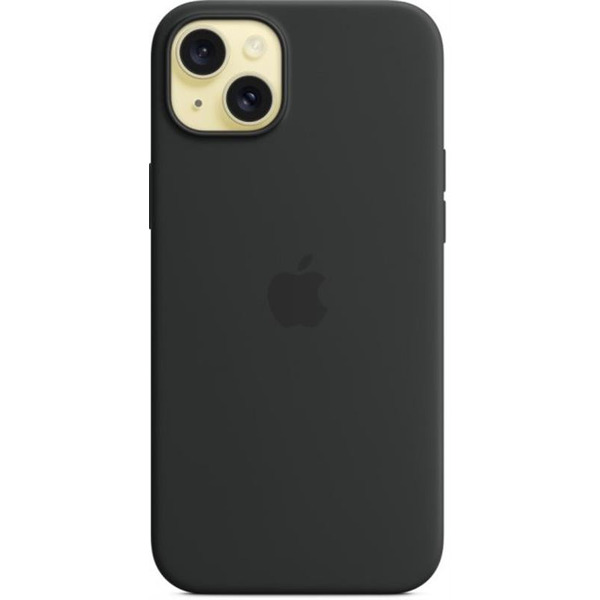Чохол Apple Silicone Case with MagSafe для Apple iPhone 15 Plus Black MT103