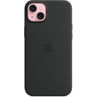 Чохол Apple Silicone Case with MagSafe для Apple iPhone 15 Plus Black MT103