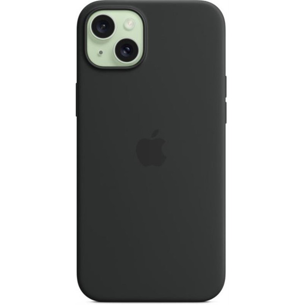 Чохол Apple Silicone Case with MagSafe для Apple iPhone 15 Plus Black MT103