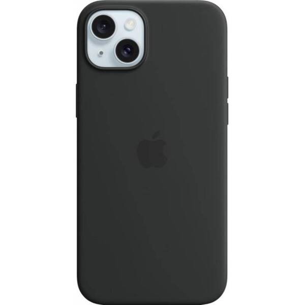 Чохол Apple Silicone Case with MagSafe для Apple iPhone 15 Plus Black MT103
