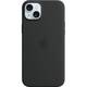 Чохол Apple Silicone Case with MagSafe для Apple iPhone 15 Plus Black MT103