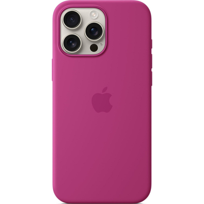 Чохол Apple Silicone Case with MagSafe для Apple iPhone 16 Pro Max Fuchsia MYYX3