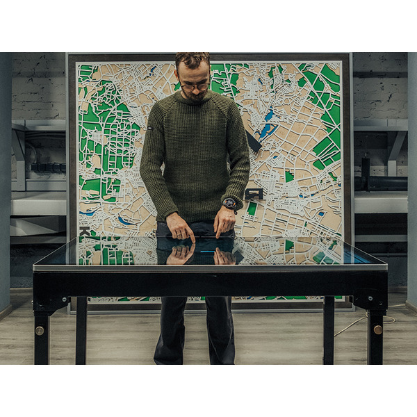 Інтерактивний стіл INTBOARD C3 KORDON 55 BK (Android)