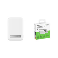 Зовнішній акумулятор (Power Bank)  Belkin 10000мА·год, 15Вт, MagSafe Qi2, білий