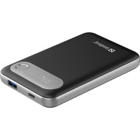 Зовнішній акумулятор (Power Bank)Sandberg  Travel 10000mAh 20W 4,5A  PD,QC3.0,USB-A,USB-C, LED, сірий