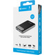Зовнішній акумулятор (Power Bank)Sandberg  Travel 10000mAh 20W 4,5A  PD,QC3.0,USB-A,USB-C, LED, сірий