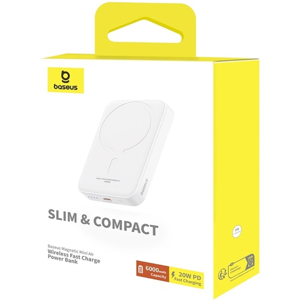 Зовнішній акумулятор (Power Bank) Baseus Magnetic Wireless Mini Air 6932172641429