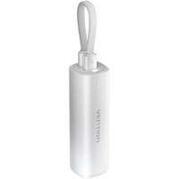 Зовнішній акумулятор (Power Bank)Vention 5000mAh 20W PD, USB-C In/Out, Lightning In/Out, with cable, Gradient Gray
