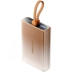 Зовнішній акумулятор (Power Bank)Vention 10000 mAh 22,5W PD, USB-A, USB-C In/Out, Lightning In/Out, LED display, Gold