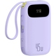 Зовнішній акумулятор (Power Bank)) Baseus EnerFill FC31 Qpow 3 Digital Display USB-C + iP 20000mAh 45W Nebula Purple (E0028D02)