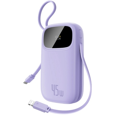 Зовнішній акумулятор (Power Bank)) Baseus EnerFill FC31 Qpow 3 Digital Display USB-C + iP 20000mAh 45W Nebula Purple (E0028D02)