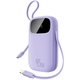 Зовнішній акумулятор (Power Bank)) Baseus EnerFill FC31 Qpow 3 Digital Display USB-C + iP 20000mAh 45W Nebula Purple (E0028D02)