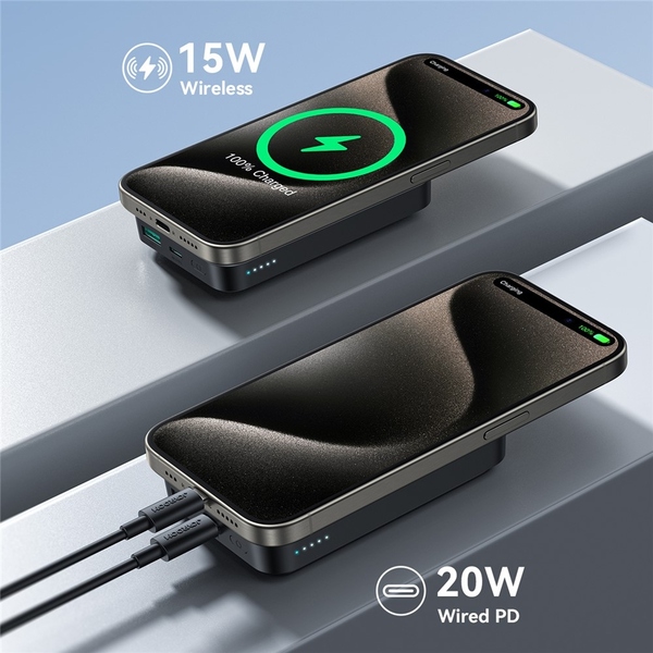 Зовнішній акумулятор (Power Bank) Joyroom Magnetic Wireless 6941237118455