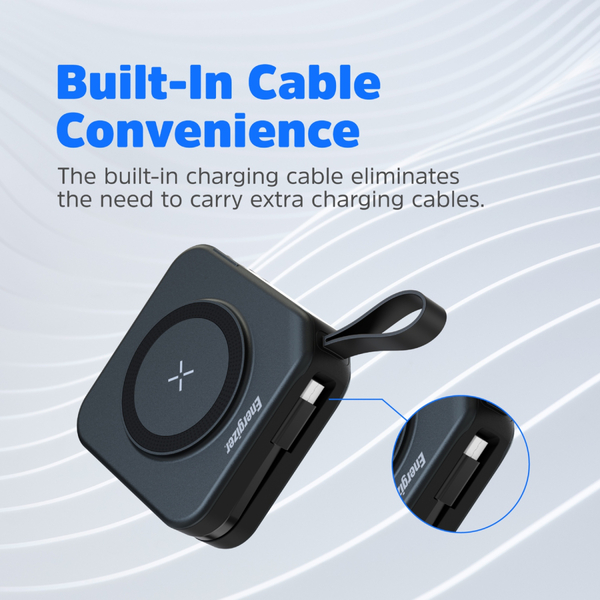 Зовнішній акумулятор (Power Bank) Energizer Magnetic Wireless QM10001AC