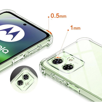 Чохол BeCover Anti-Shock для Motorola Moto G55 Clear 712780