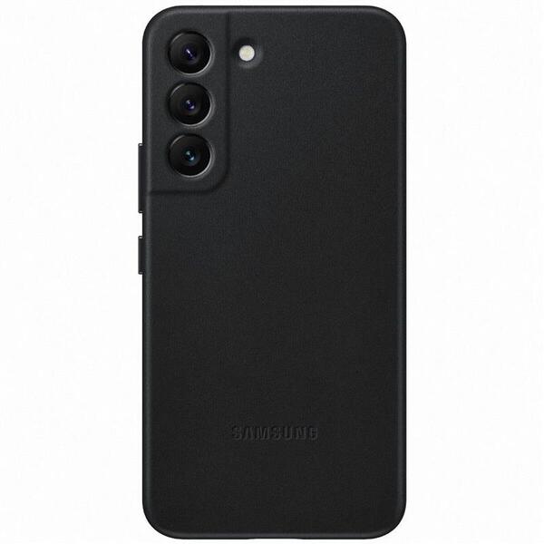 Чохол Samsung Leather Cover для Samsung Galaxy S22 SM-S901 Black EF-VS901LBEGRU