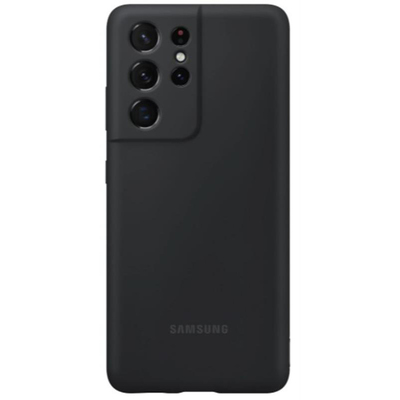 Чохол Samsung Silicone Cover для Samsung Galaxy S21 Ultra SM-G998 Black EF-PG998TBEGRU
