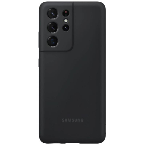Чохол Samsung Silicone Cover для Samsung Galaxy S21 Ultra SM-G998 Black EF-PG998TBEGRU
